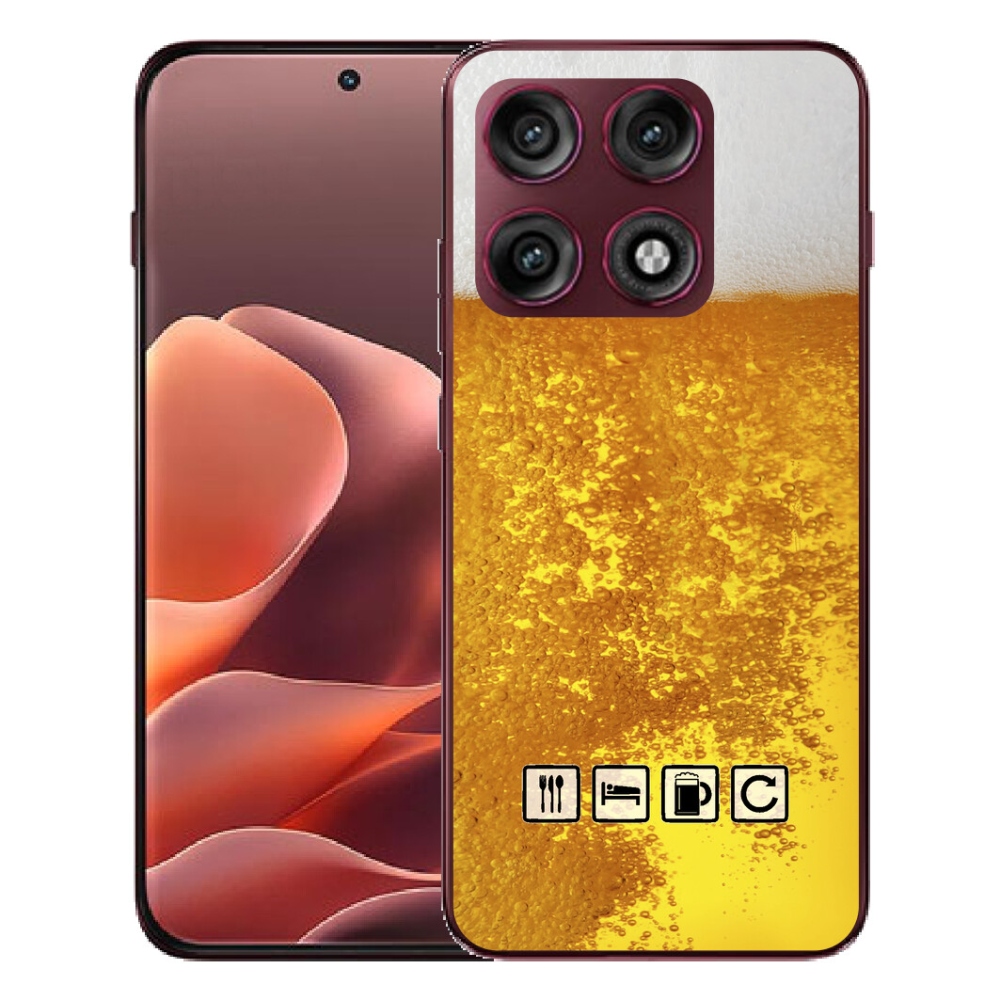 mmCase gélhuzat a Motorola Edge 70 Pro-hoz – sörös motívum 3