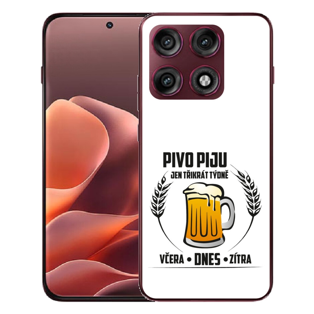 mmCase géltok a Motorola Edge 70 Pro-hoz – sörös motívum, fehér háttér