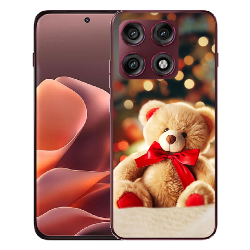 mmCase gél tok a Motorola Edge 70 Pro-hoz – plüss mackó