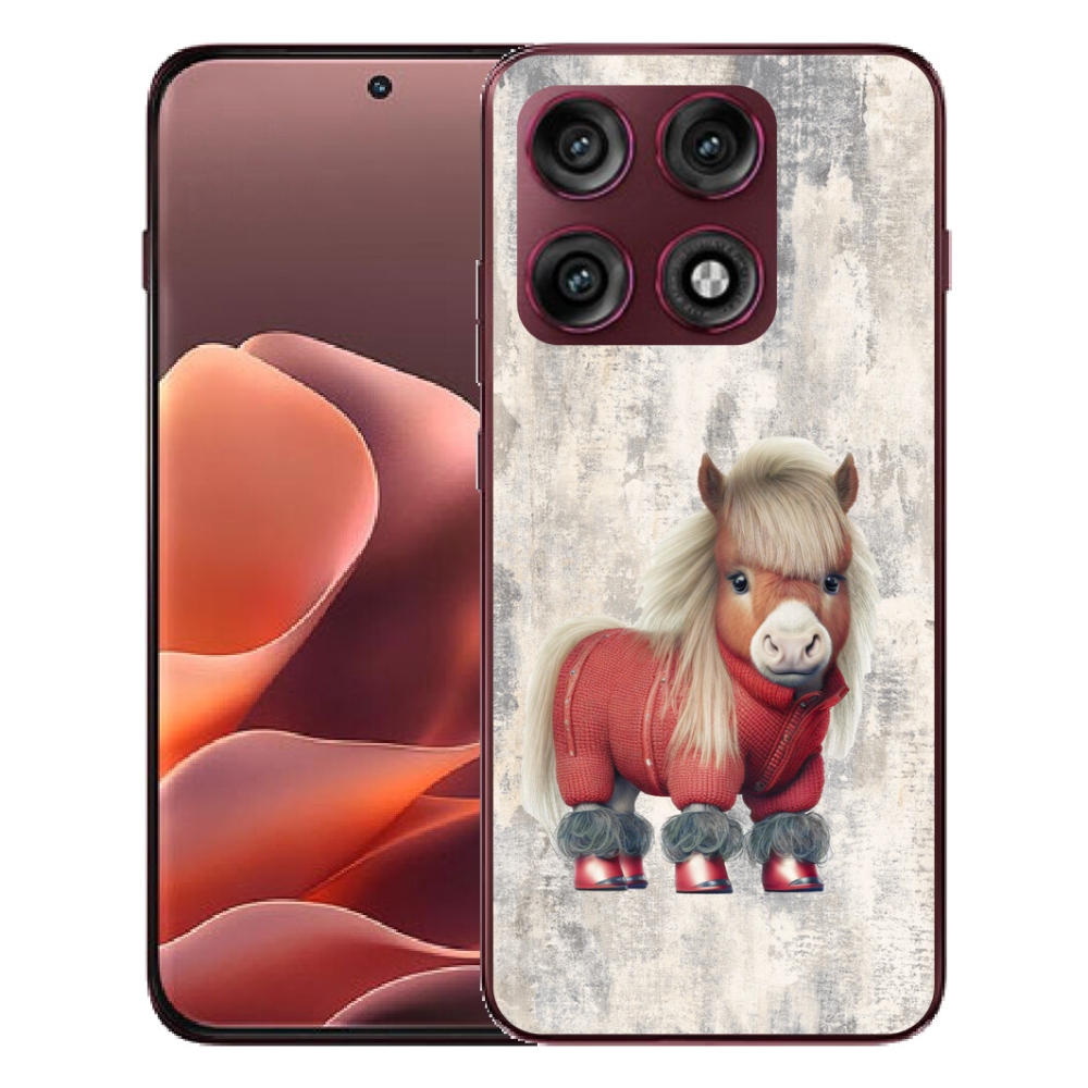 mmCase gél tok a Motorola Edge 70 Pro-hoz – pulóveres póni