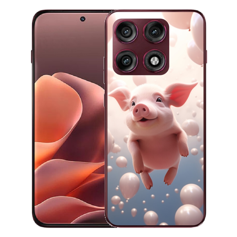 mmCase géltok a Motorola Edge 70 Pro-hoz – malac léggömbökkel
