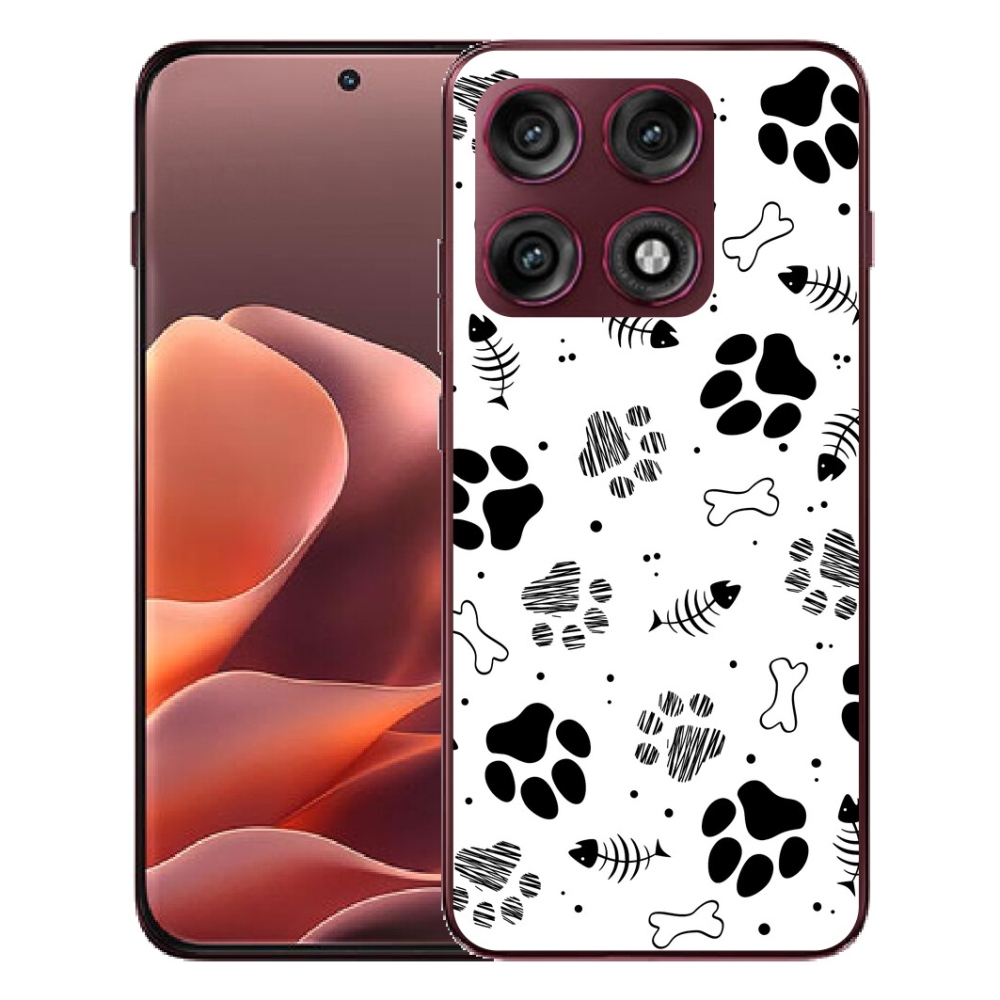 mmCase gél tok a Motorola Edge 70 Pro-hoz – kutyus mancsok 1