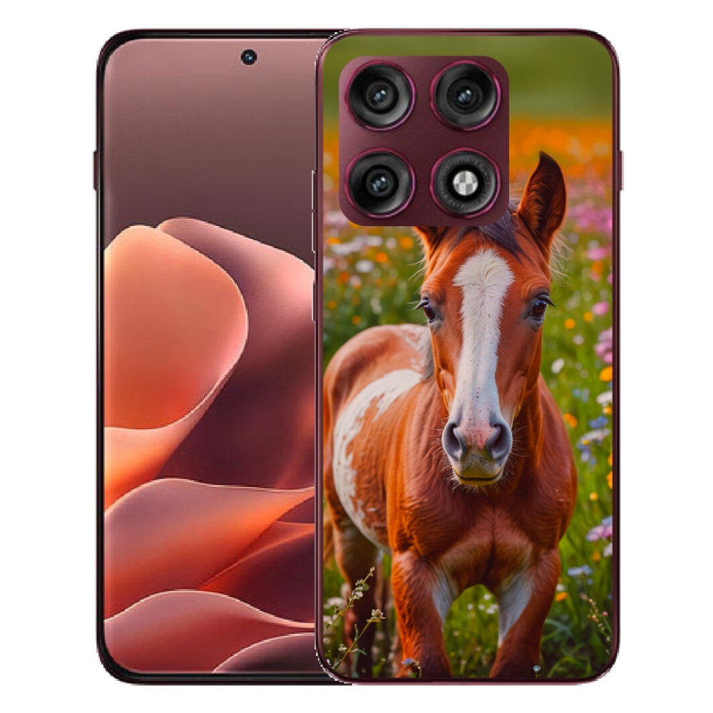 mmCase gél tok a Motorola Edge 70 Pro-hoz – aranyos csikó