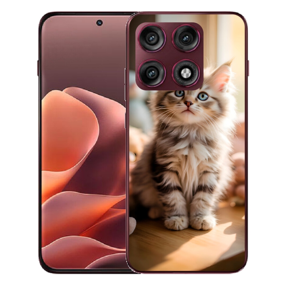 mmCase gél tok a Motorola Edge 70 Pro-hoz – aranyos cica 10