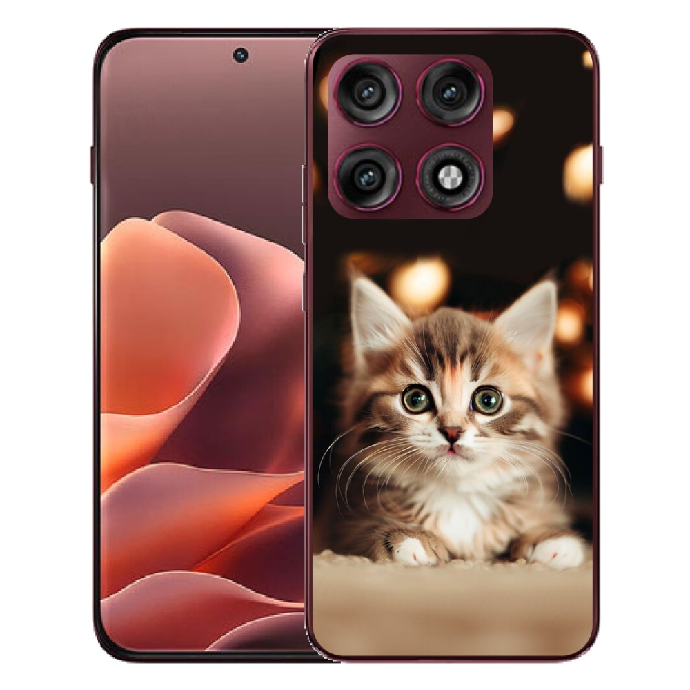 mmCase gél tok a Motorola Edge 70 Pro-hoz – aranyos cica 2