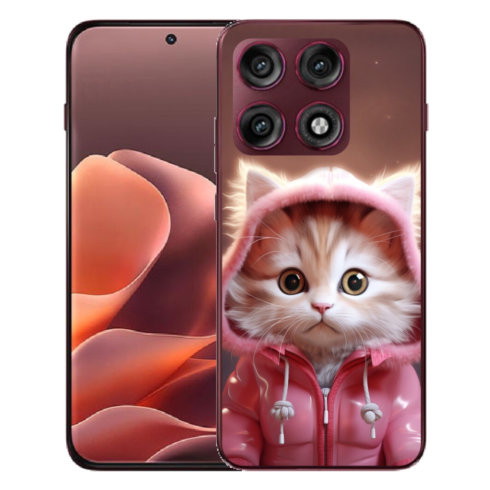 mmCase gél tok a Motorola Edge 70 Pro-hoz – aranyos cica 3
