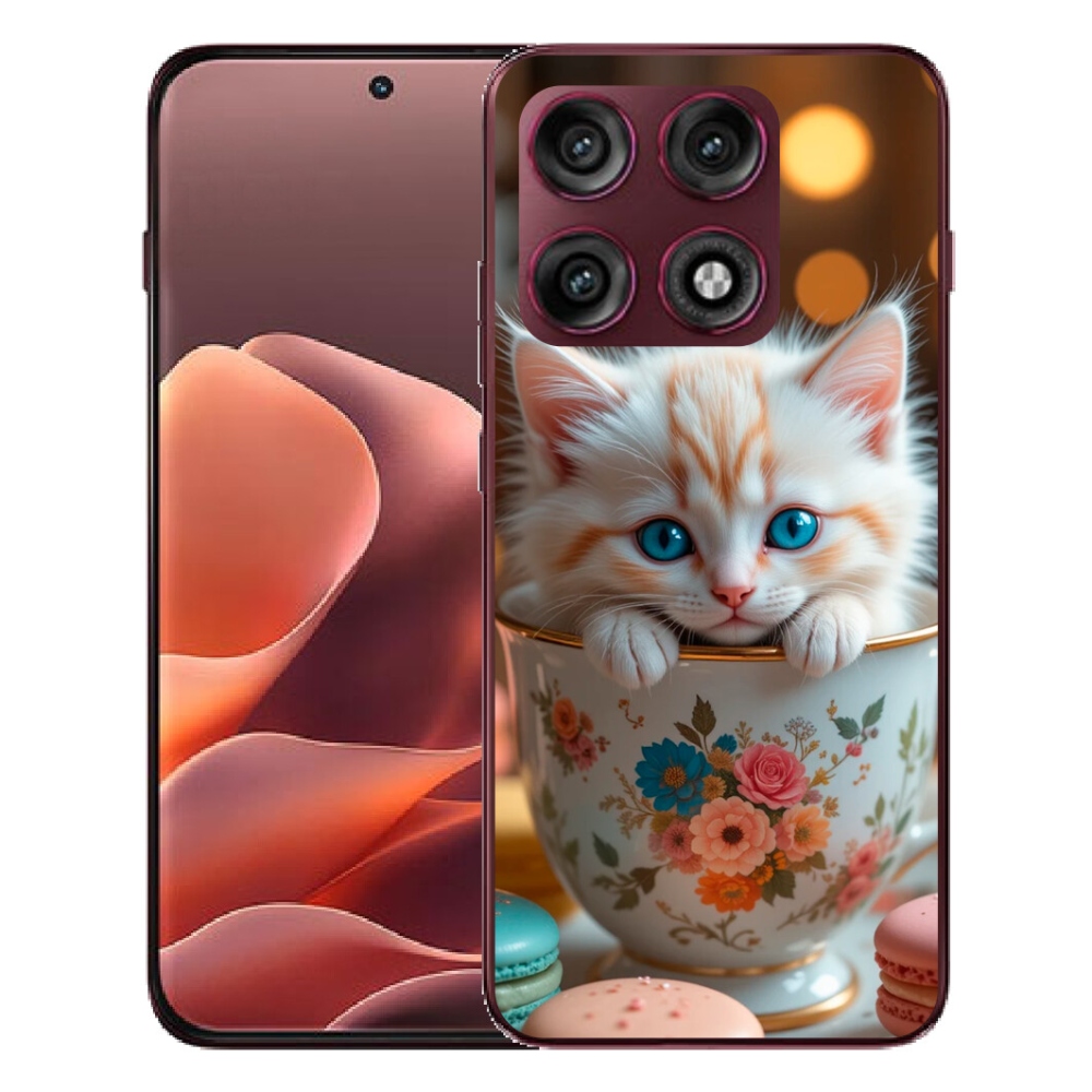 mmCase gél tok a Motorola Edge 70 Pro-hoz – aranyos cica 6