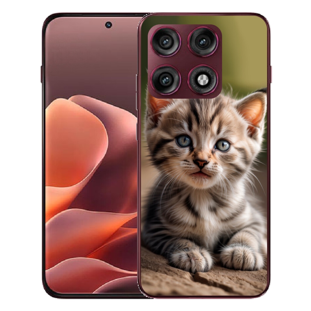 mmCase gél tok a Motorola Edge 70 Pro-hoz – aranyos cica 9