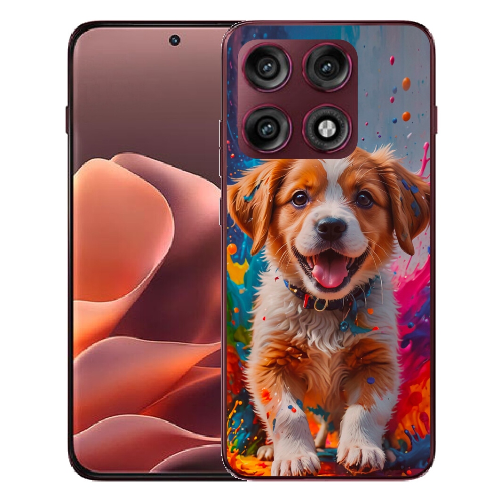 mmCase gél tok a Motorola Edge 70 Pro-hoz – aranyos kiskutya 3