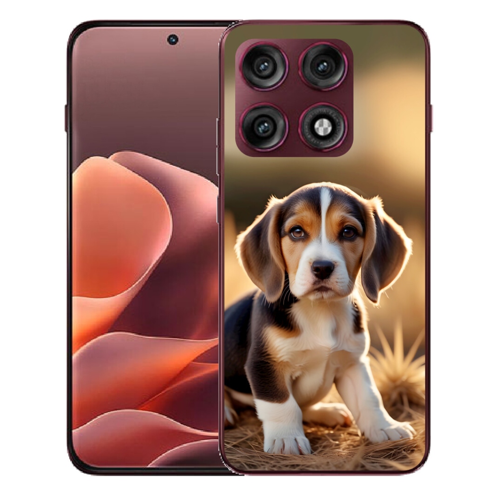 mmCase gél tok a Motorola Edge 70 Pro-hoz – aranyos beagle