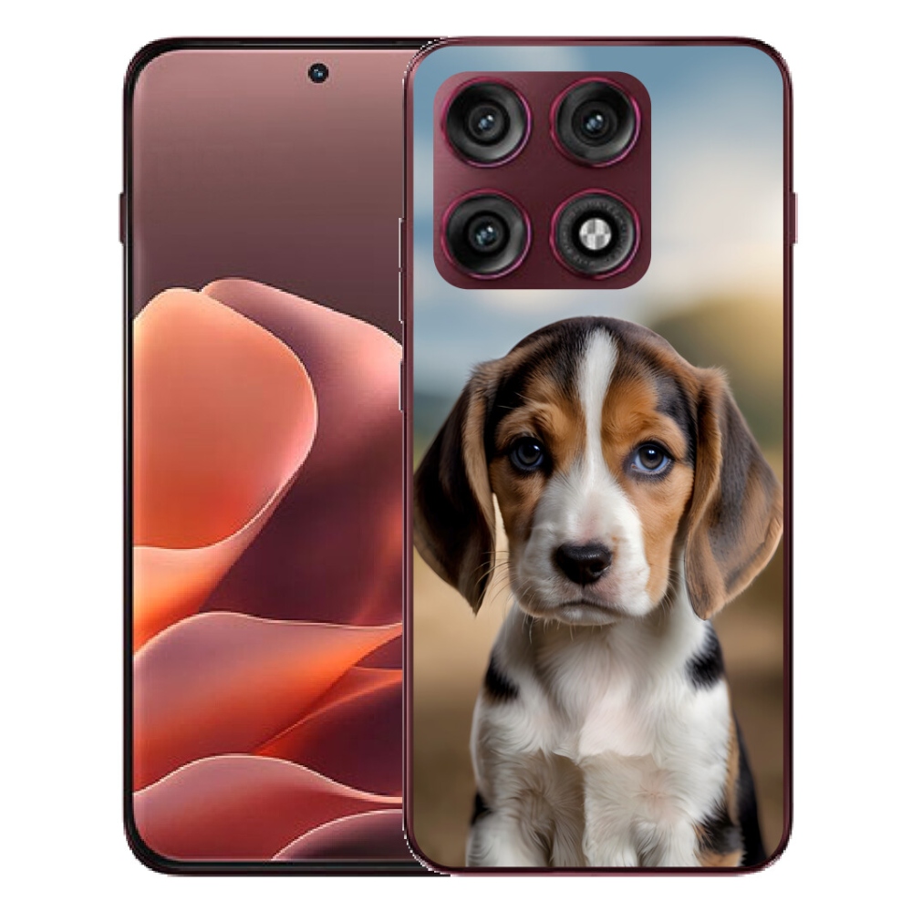 mmCase gél tok a Motorola Edge 70 Pro-hoz – aranyos beagle