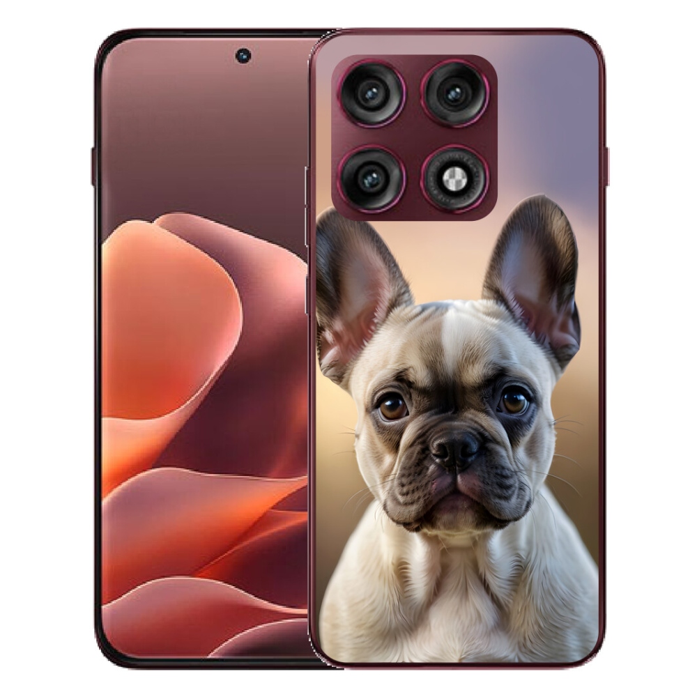 mmCase gél tok a Motorola Edge 70 Pro-hoz – aranyos francia buldog