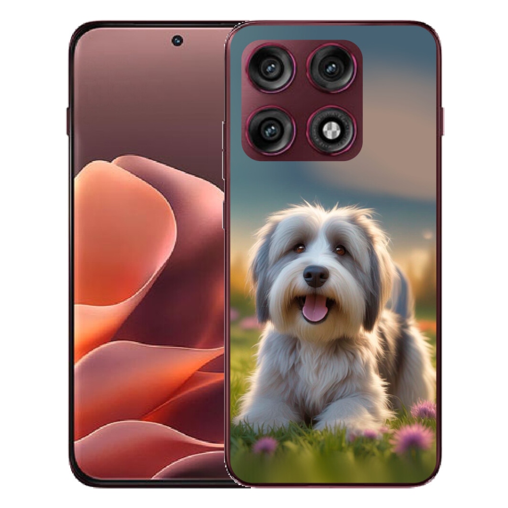 mmCase gél tok a Motorola Edge 70 Pro-hoz – aranyos havannai kutyus