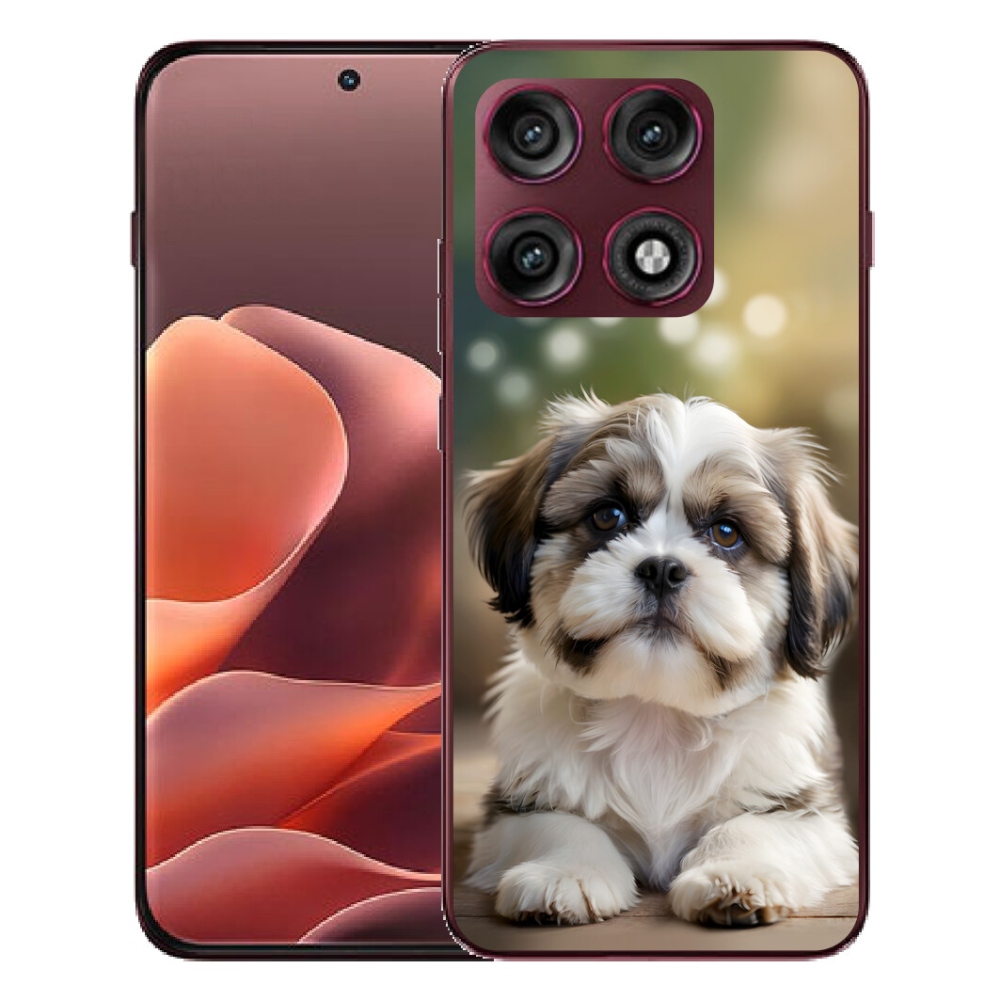 mmCase gél tok a Motorola Edge 70 Pro-hoz – aranyos shih-tzu