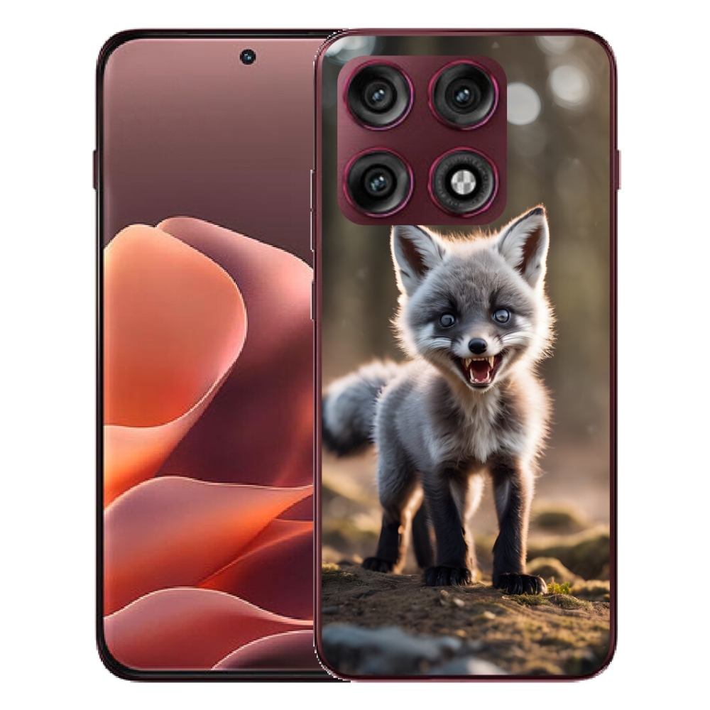 mmCase gél tok a Motorola Edge 70 Pro-hoz – dühös róka