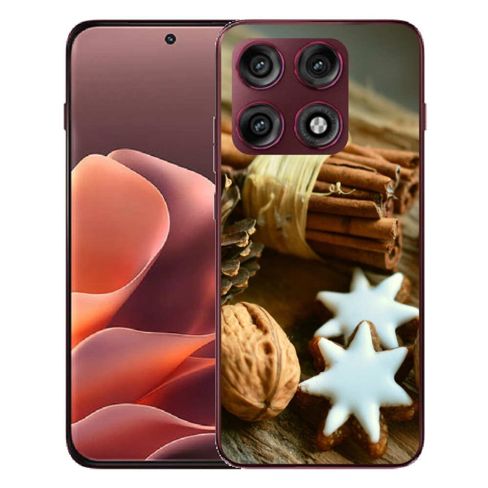 mmCase gél tok a Motorola Edge 70 Pro-hoz – fahéj és mézeskalács