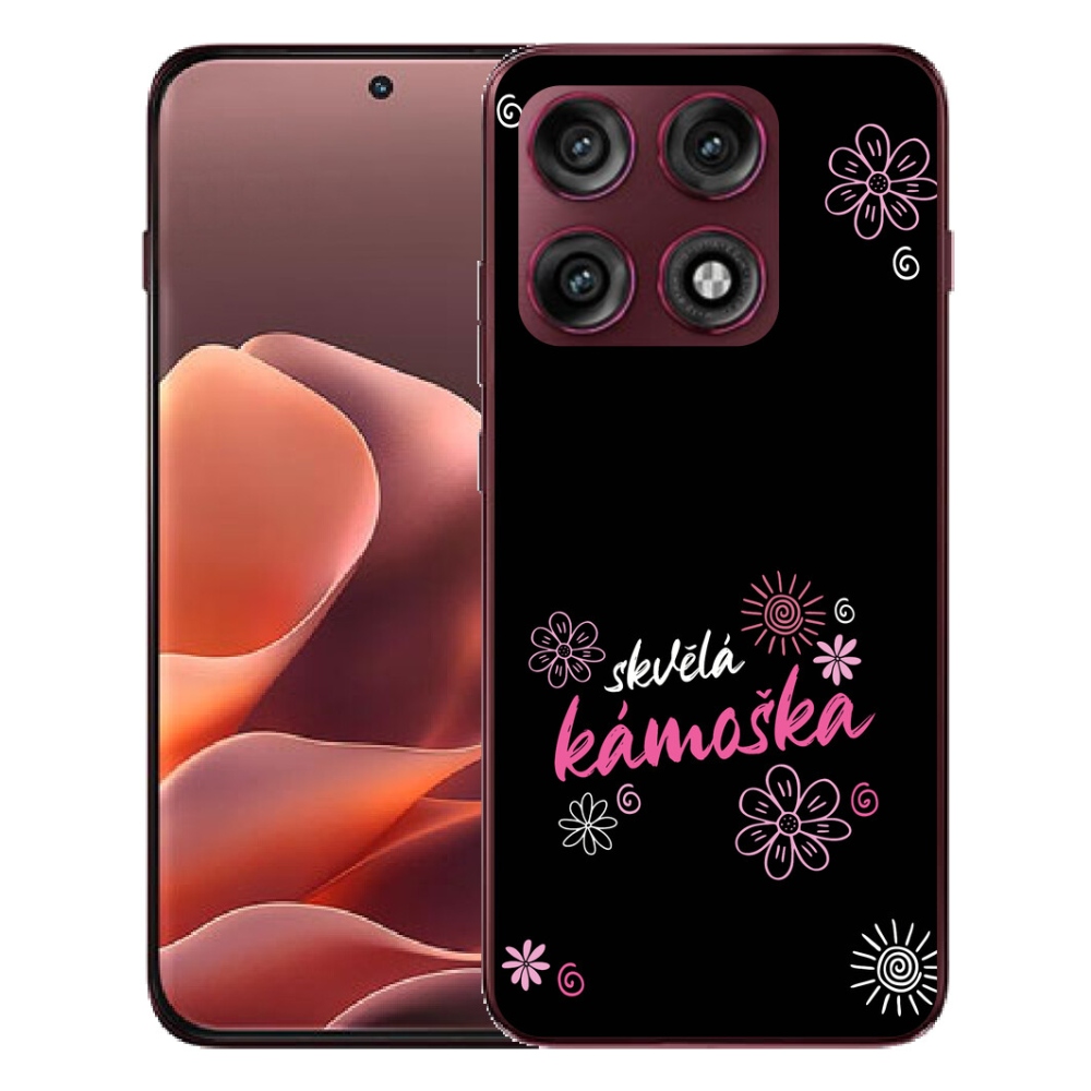 mmCase gél tok a Motorola Edge 70 Pro-hoz – remek társ a fekete háttérhez