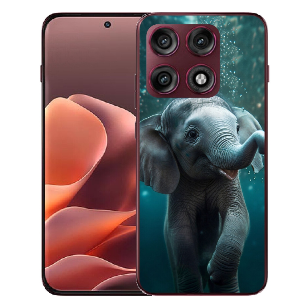 mmCase géltok a Motorola Edge 70 Pro-hoz – víz alatti elefánt