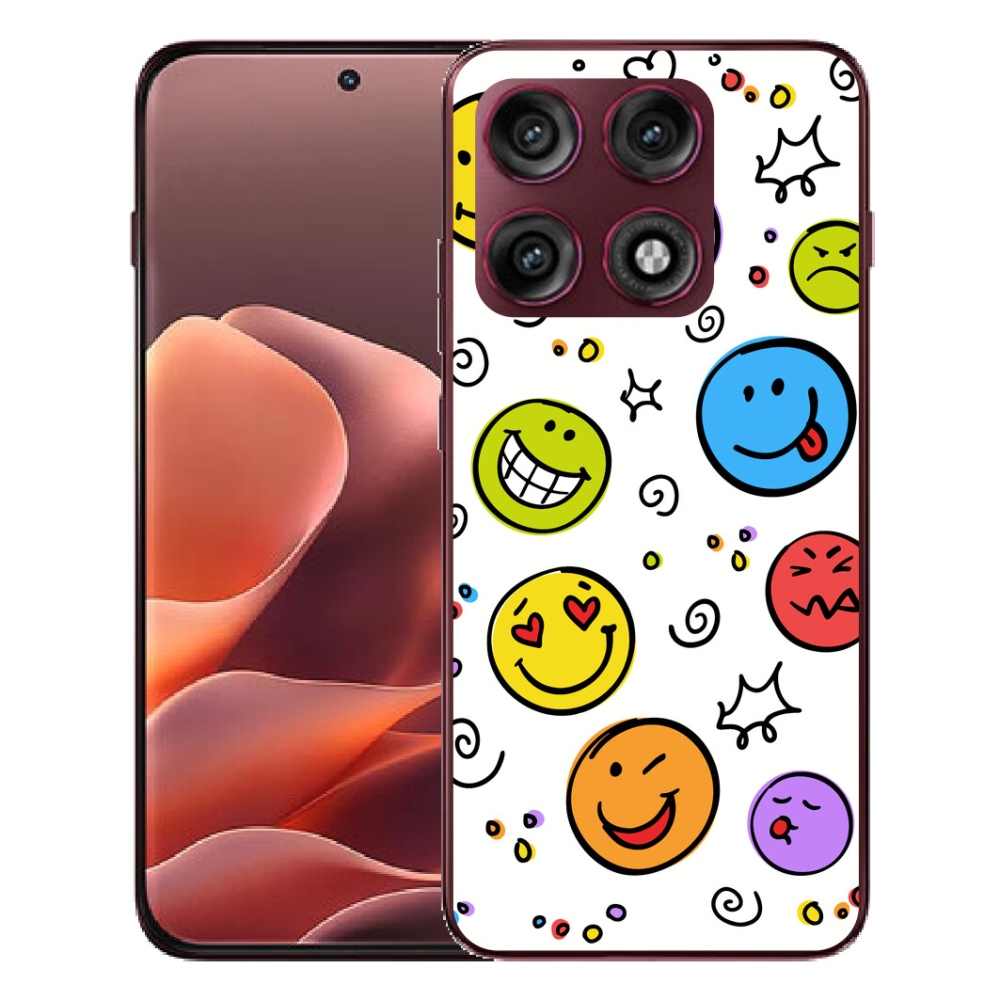 mmCase géltok a Motorola Edge 70 Pro-hoz – smiley-k
