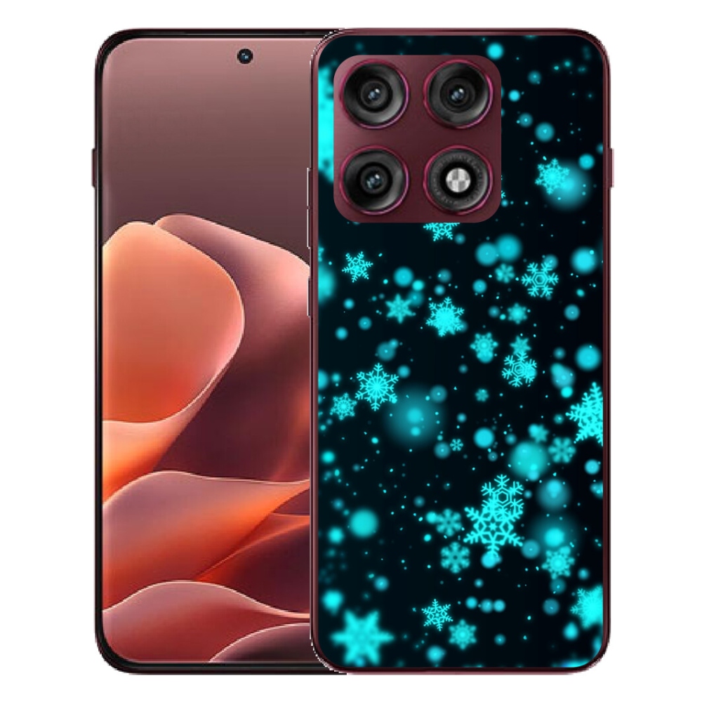 mmCase gél tok a Motorola Edge 70 Pro-hoz – hópelyhek 1