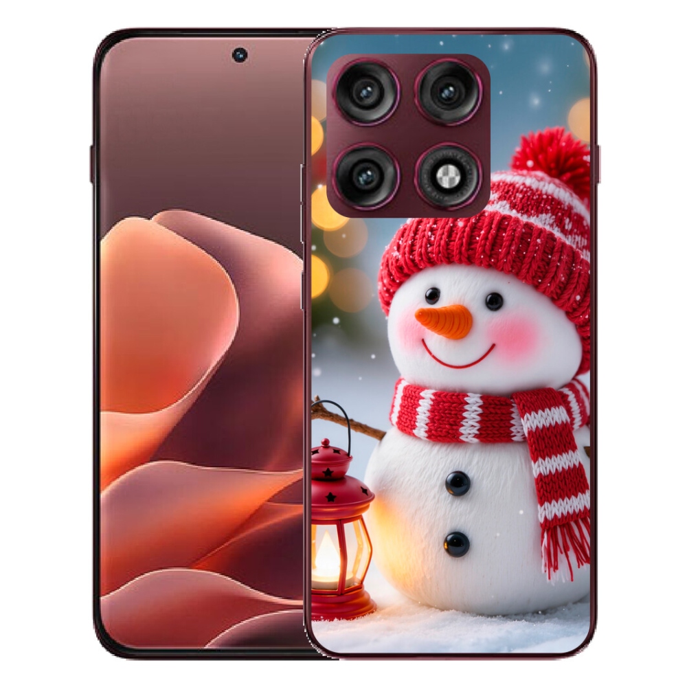 mmCase géltok a Motorola Edge 70 Pro-hoz – hóember 2