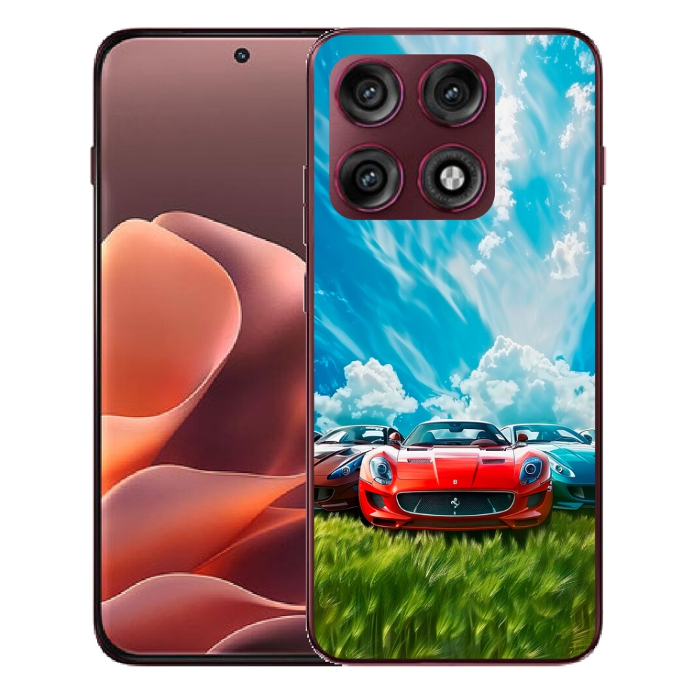 mmCase gél tok a Motorola Edge 70 Pro-hoz – sportautók