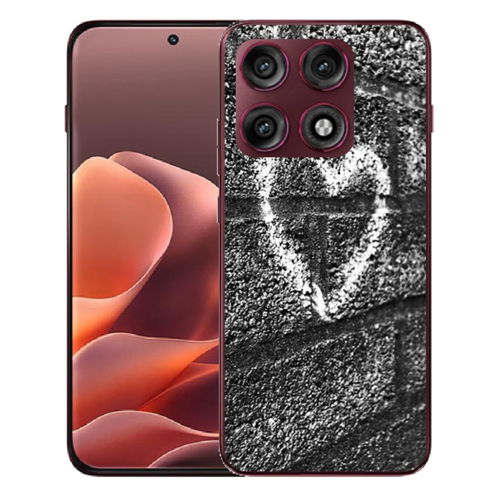 mmCase géltok a Motorola Edge 70 Pro-hoz – szív a falon