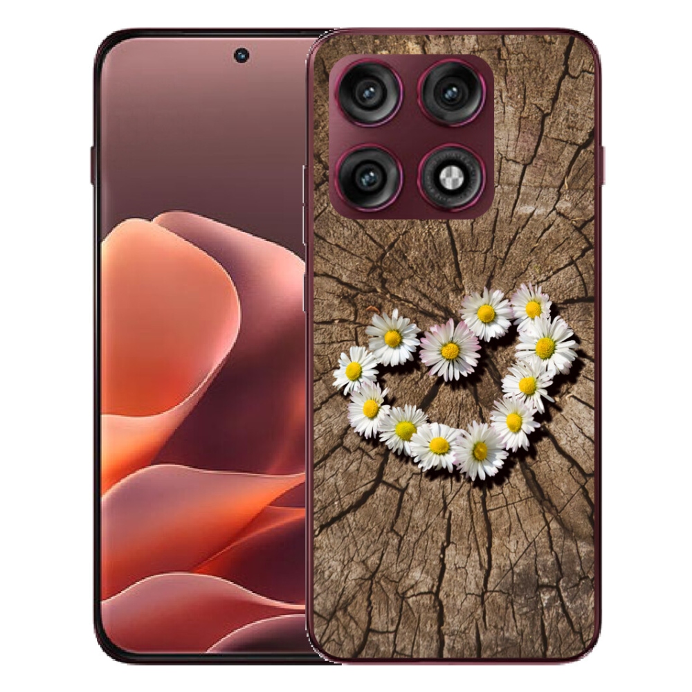 mmCase géltok a Motorola Edge 70 Pro-hoz – margaréta mintás