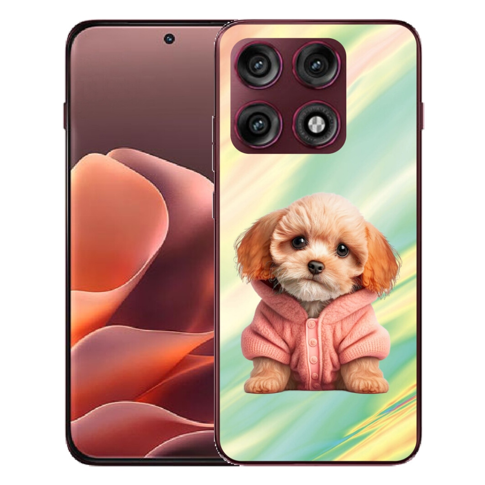 mmCase géltok a Motorola Edge 70 Pro-hoz – pulóveres kiskutya