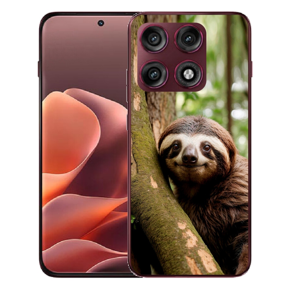 mmCase géltok a Motorola Edge 70 Pro-hoz – mosolygó lajhár