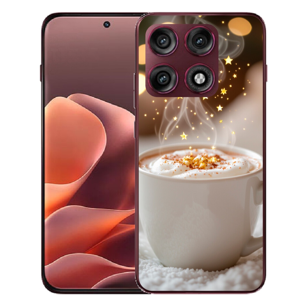 mmCase gél tok a Motorola Edge 70 Pro-hoz – karácsonyi forró ital