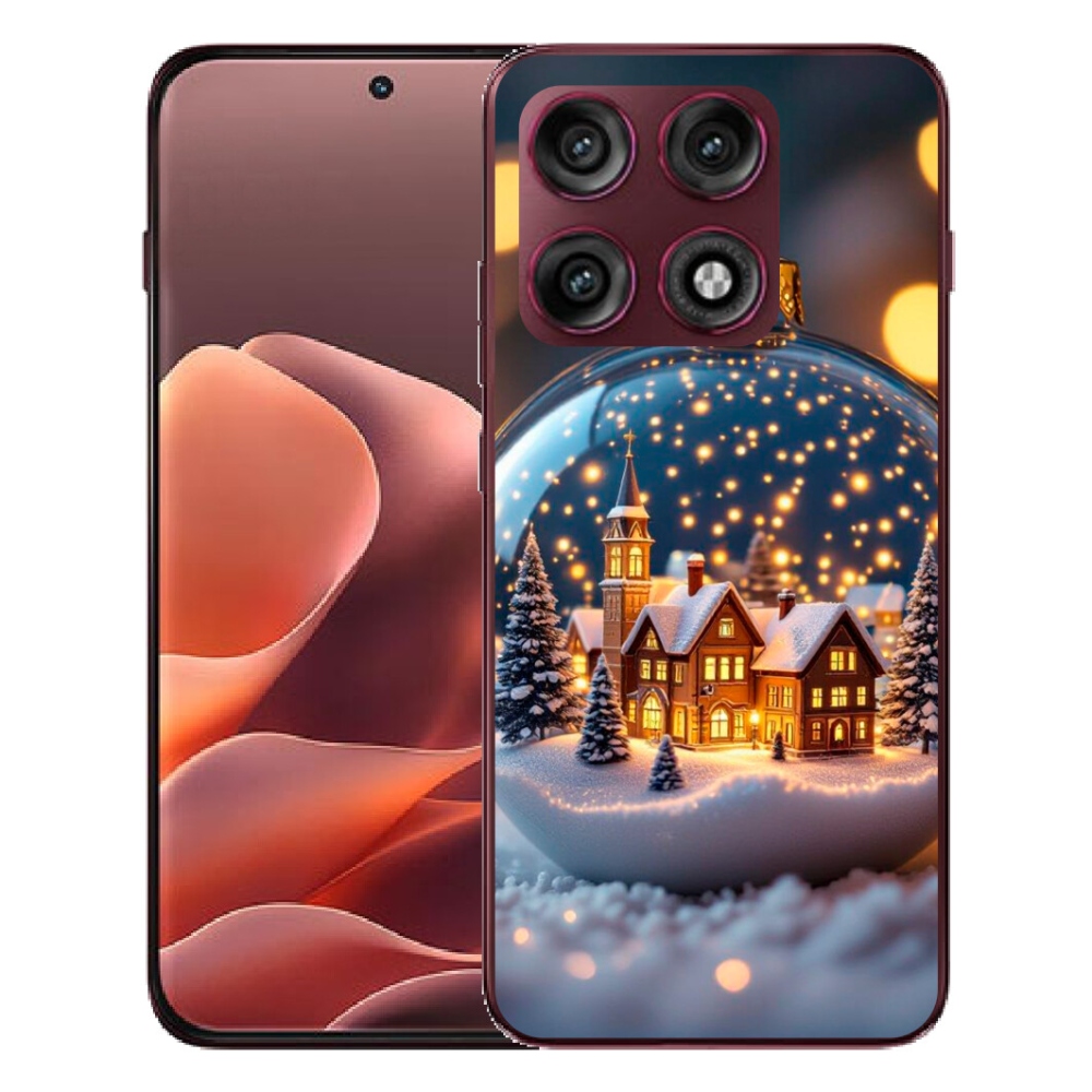 mmCase gél tok a Motorola Edge 70 Pro-hoz – karácsonyi gömb 4