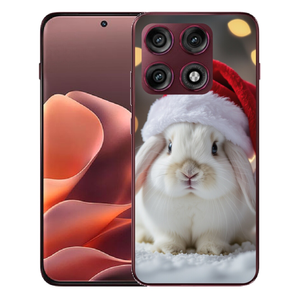 mmCase géltok a Motorola Edge 70 Pro-hoz – karácsonyi nyuszi