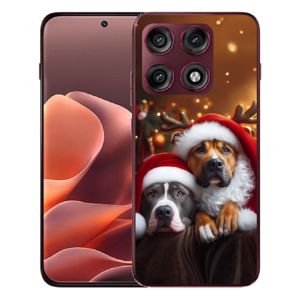 mmCase géltok a Motorola Edge 70 Pro-hoz – karácsonyi kutyák