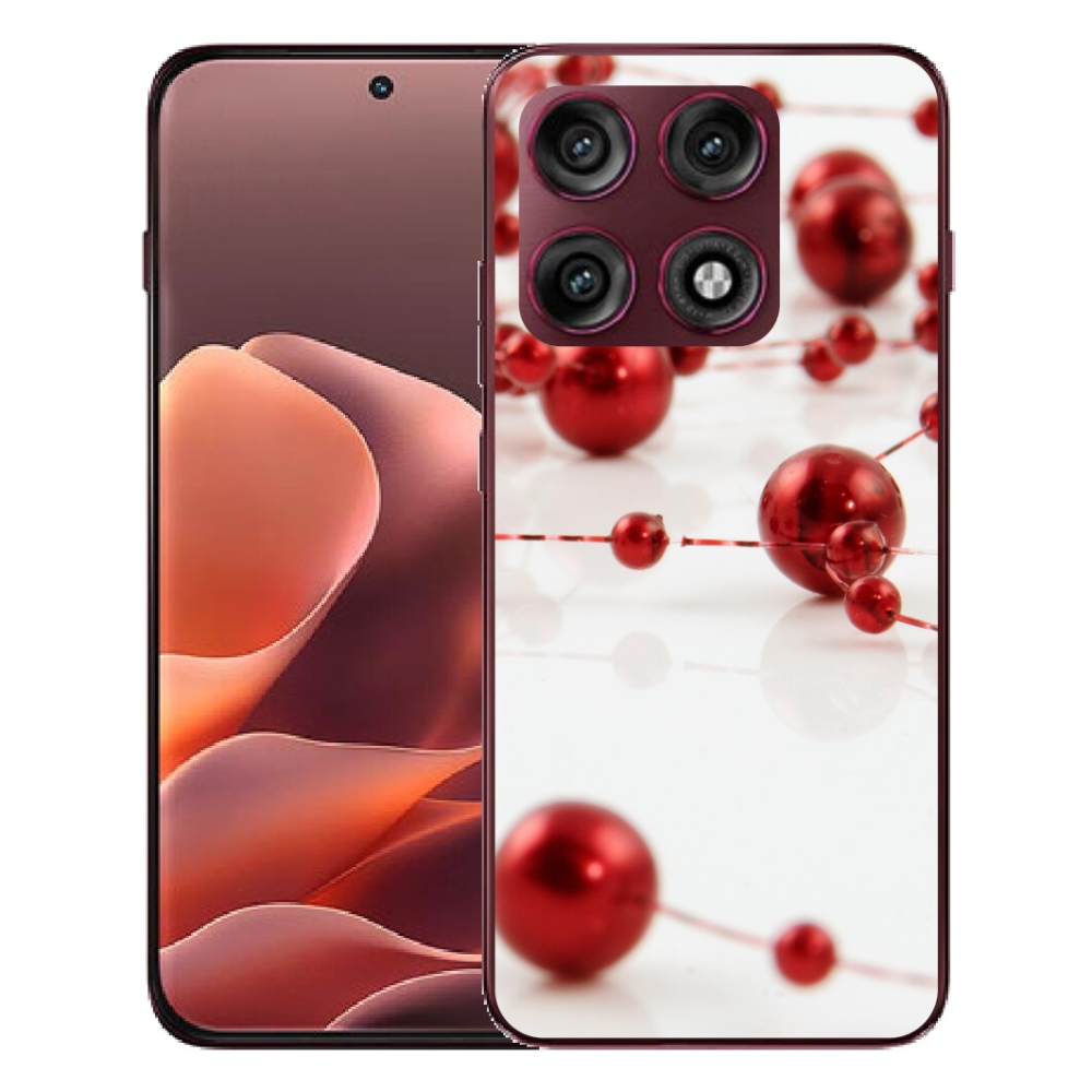 mmCase gél tok a Motorola Edge 70 Pro-hoz – karácsonyi lánc