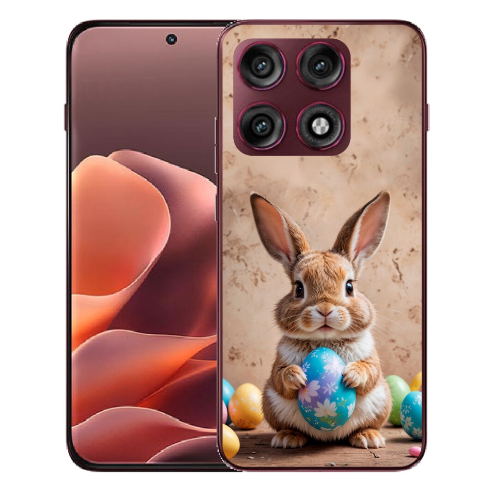 mmCase gél tok a Motorola Edge 70 Pro-hoz – húsvéti nyuszi
