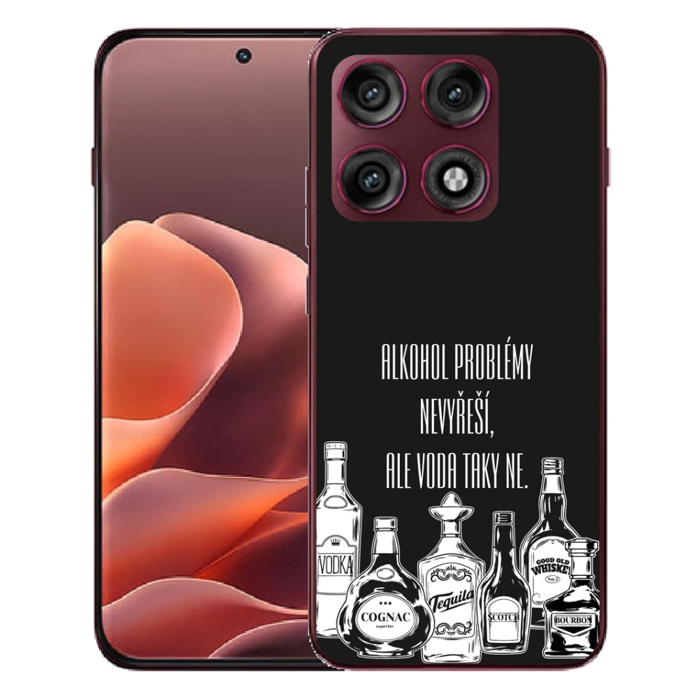 mmCase géltok a Motorola Edge 70 Pro-hoz – vicces szöveg fekete háttérrel