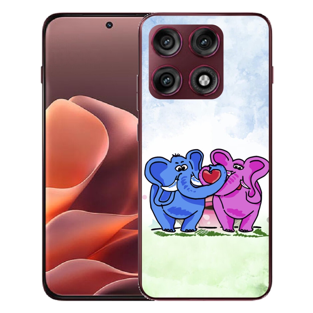 mmCase géltok a Motorola Edge 70 Pro-hoz – szerelmes elefántok