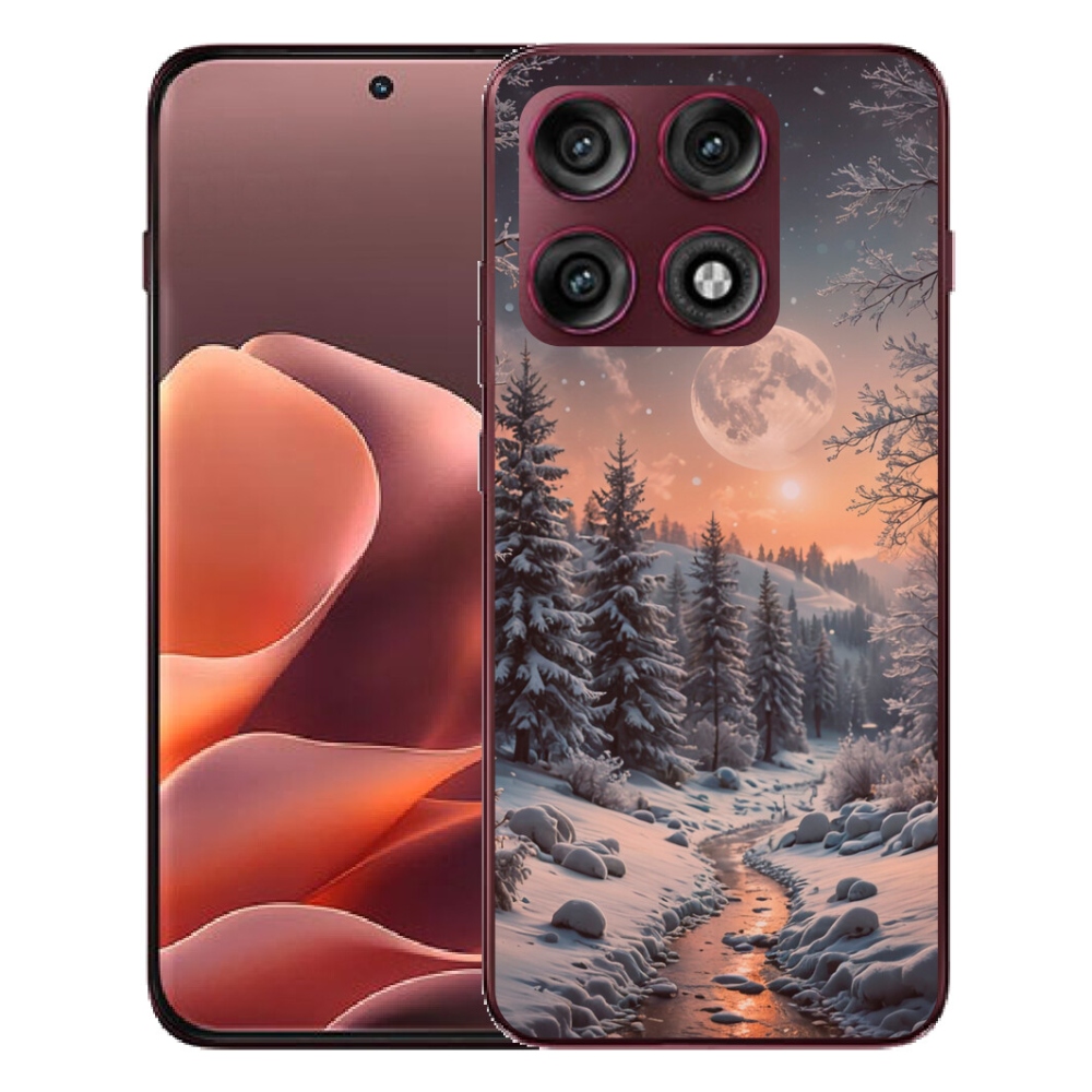 mmCase gél tok a Motorola Edge 70 Pro-hoz – téli táj 2
