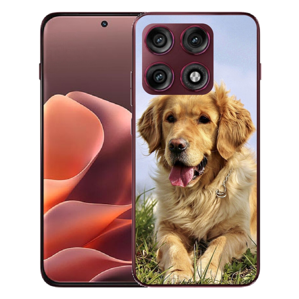 mmCase gélhuzat a Motorola Edge 70 Pro-hoz – arany retriever