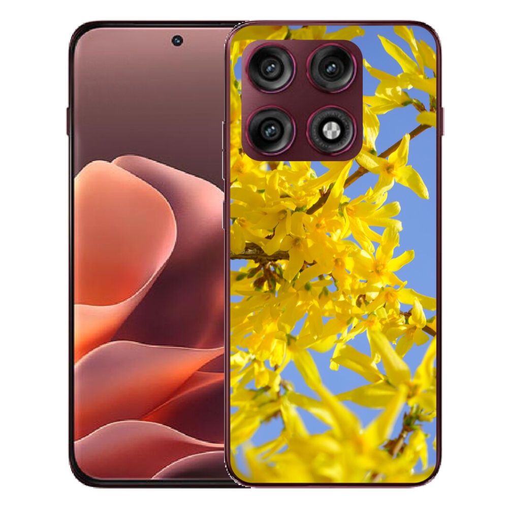 mmCase géltok a Motorola Edge 70 Pro-hoz – sárga virágok