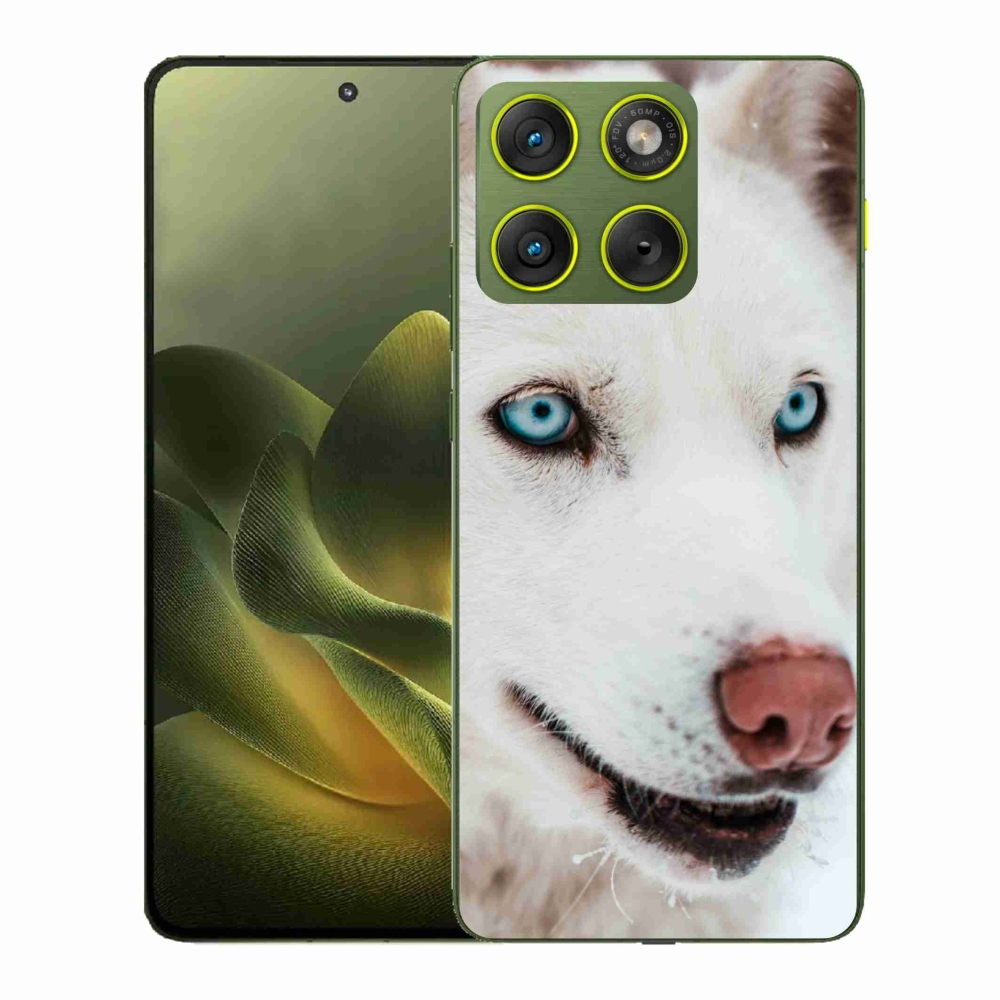 Zselés borítás mmCase a Motorola Edge 70 készülékhez - kutyaszemmel nézve