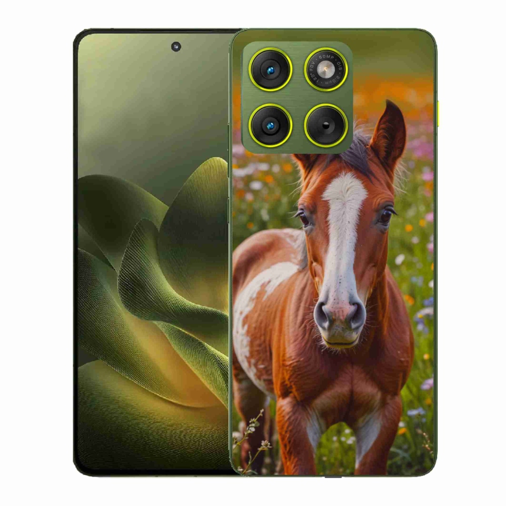 Zselés borítás mmCase a Motorola Edge 70 készülékhez - aranyos csikó