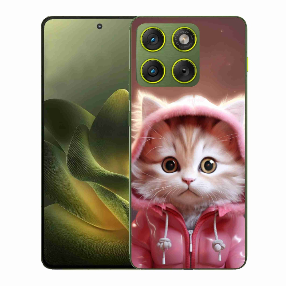 Gél borítás mmCase a Motorola Edge 70 készülékhez - aranyos cica 3
