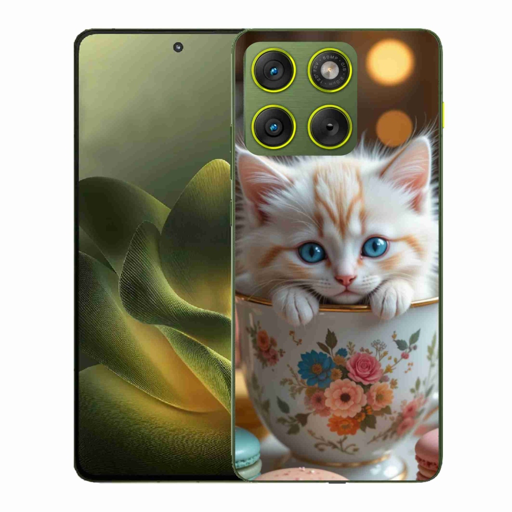 Gél borítás mmCase a Motorola Edge 70 készülékhez - aranyos cica 6