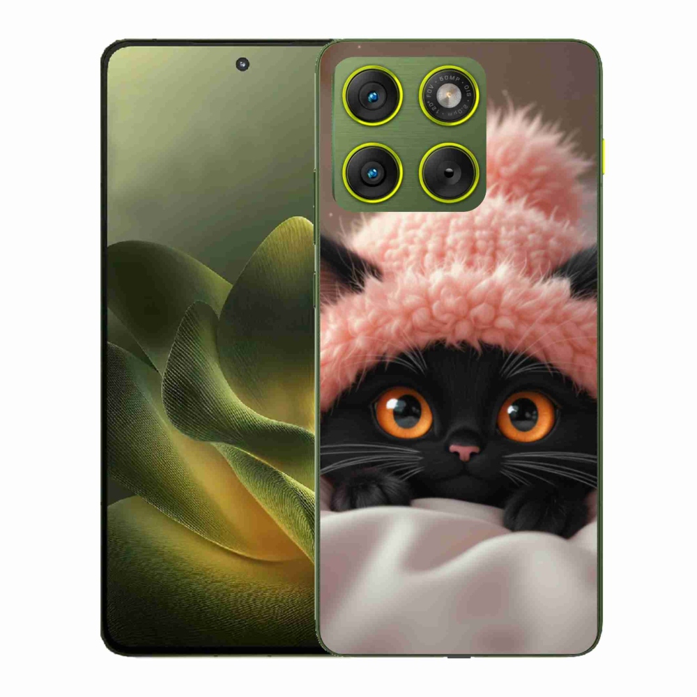 Zselés borítás mmCase a Motorola Edge 70 készülékhez - aranyos cica 7