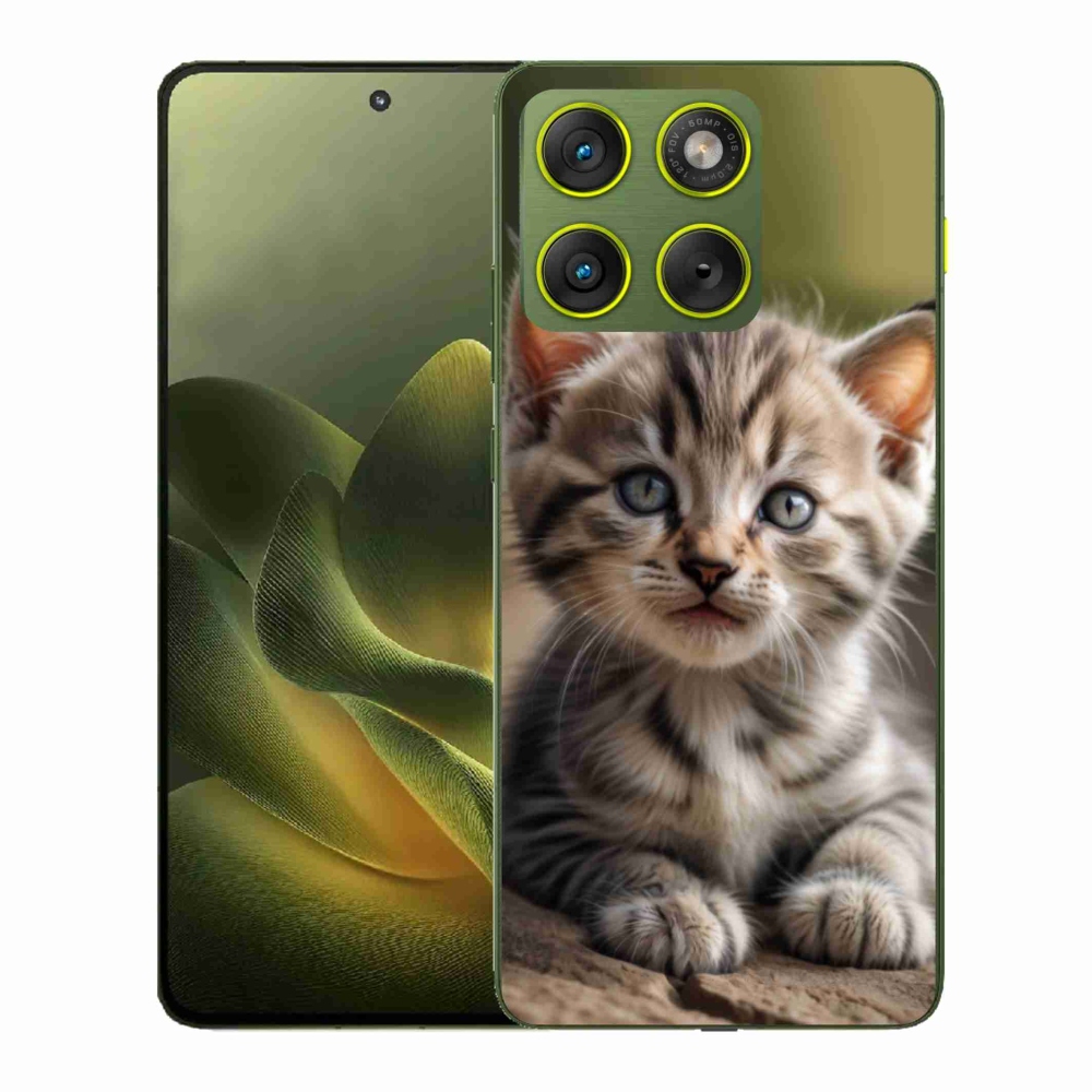 Gél borítás mmCase a Motorola Edge 70 készülékhez - aranyos cica 9