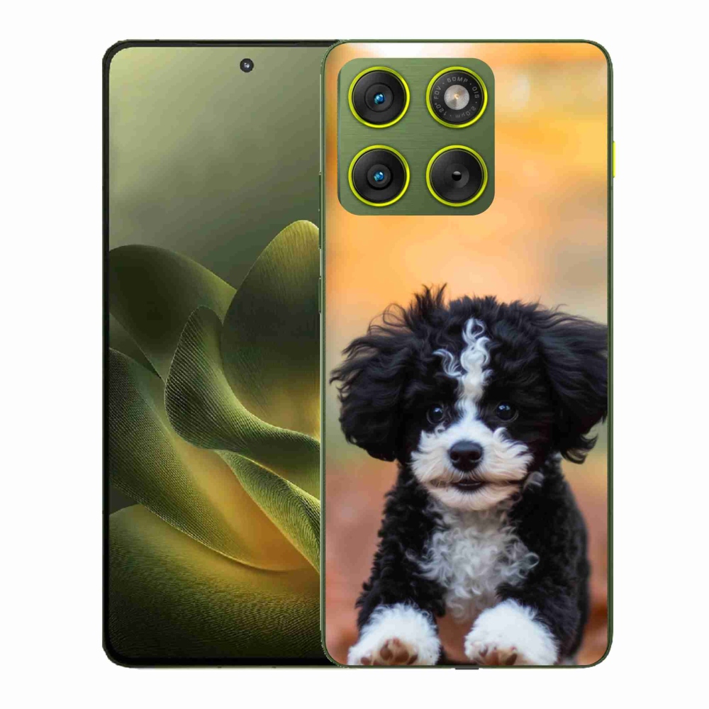 Zselés borítás mmCase a Motorola Edge 70 készülékhez - aranyos kiskutya 2