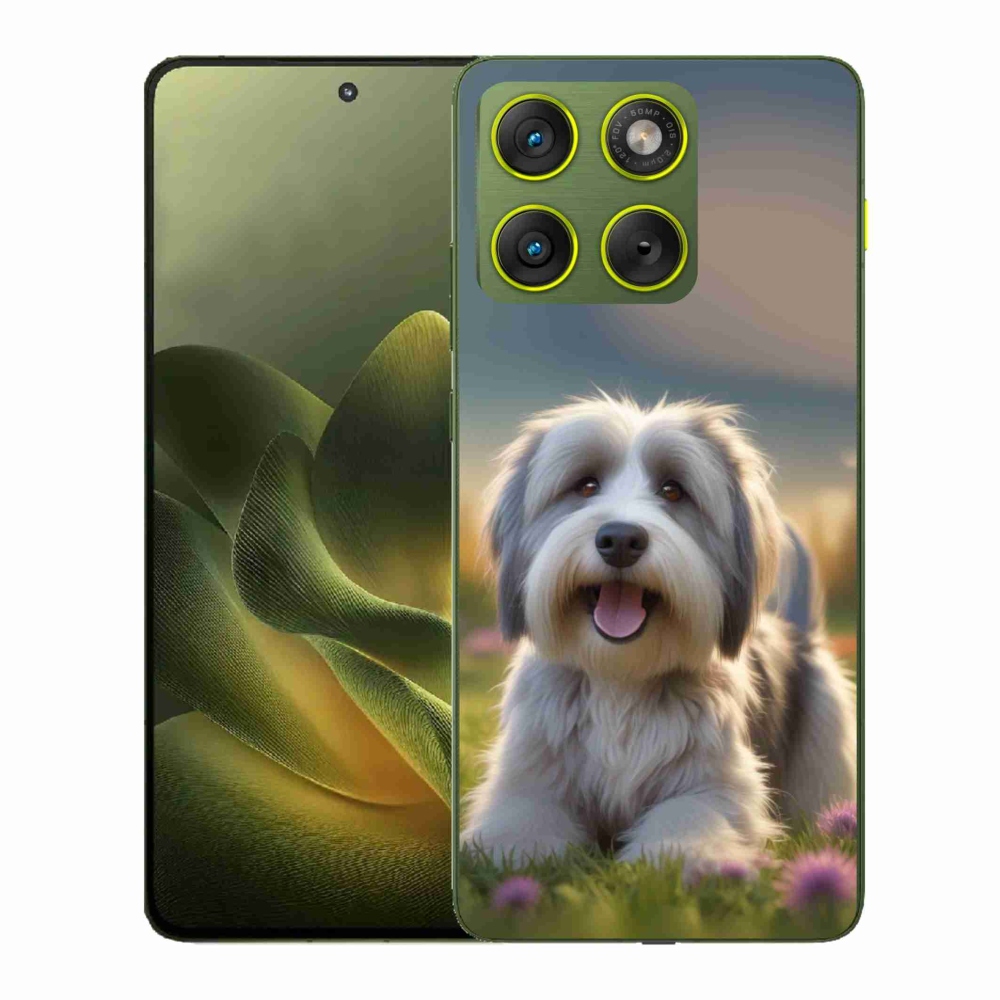 Zselés borítás mmCase a Motorola Edge 70-hez - aranyos havanese kutya
