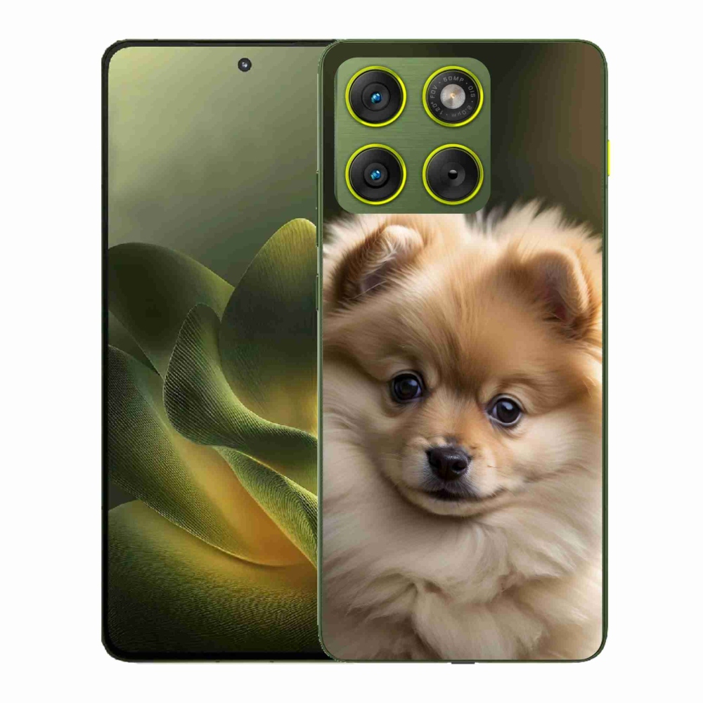 Zselés borítás mmCase a Motorola Edge 70-hez - aranyos pomerániai 2